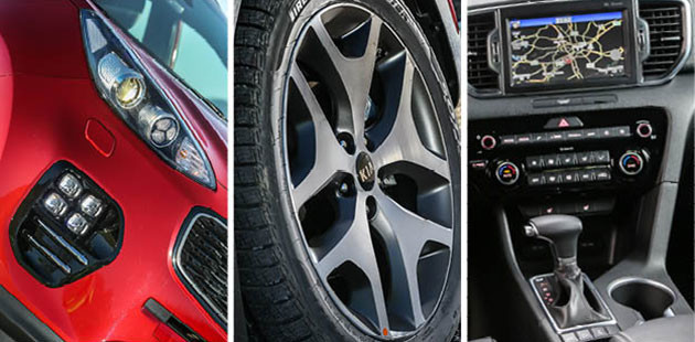 Particolari estetici della nuova Kia Sportage