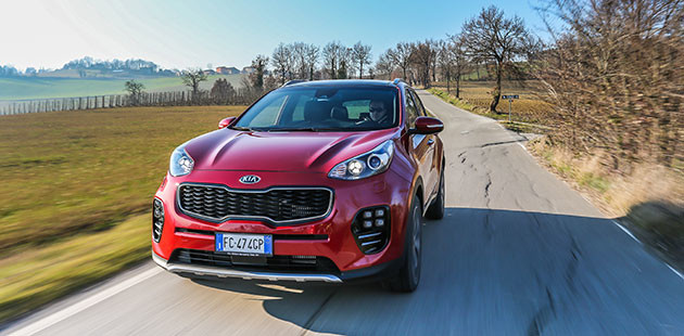 Elemento caratterizzante al nuova Kia Sportage è il frontale imponente