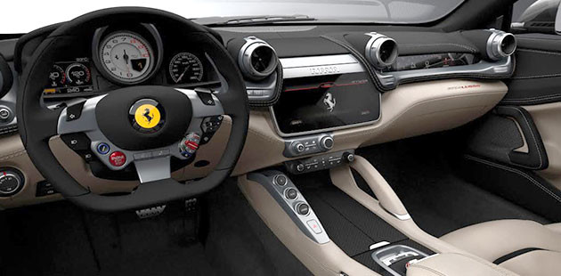 Lusso ed eleganza a bordo della Nuova Ferrari GTC4 Lusso