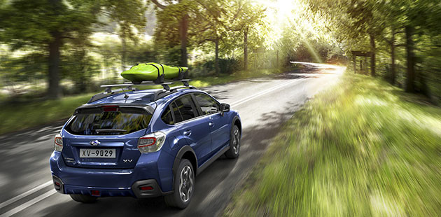 Nel posteriore di Subaru XV nuovi fari con LED e spoiler con funzioni sia estetiche che aerodinamiche