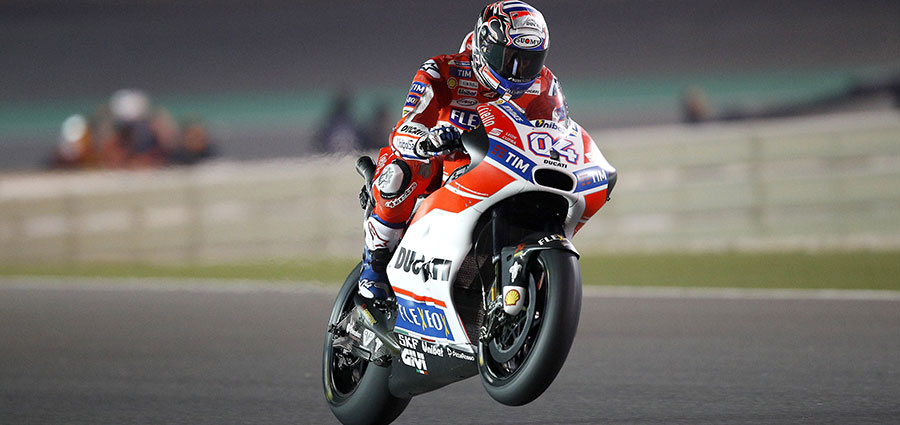 Andrea Dovizioso, in splendida armonia con la sua Ducati, conquista un'ottima piazza d'onore