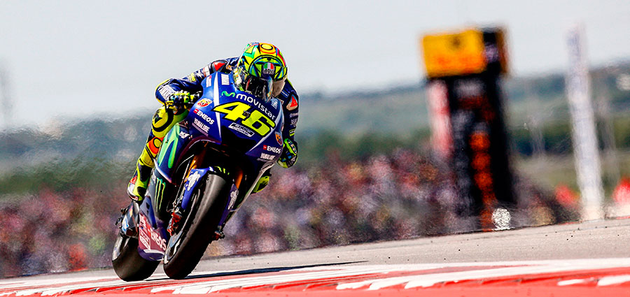 Piazza d'onore per Valentino Rossi che ora comanda la classifica della MotoGP