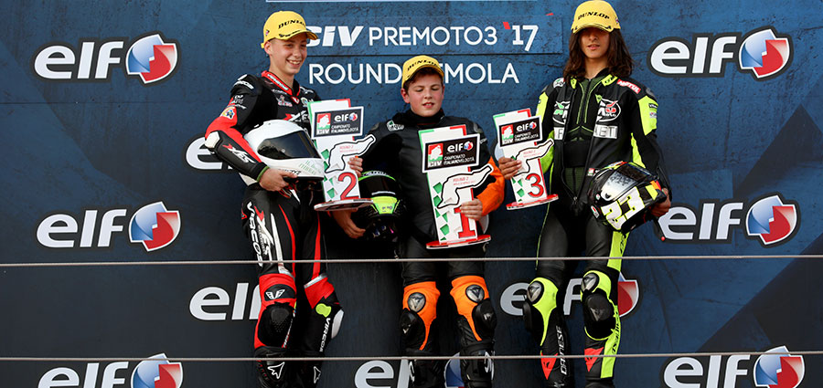 Il podio PreMoto3 250