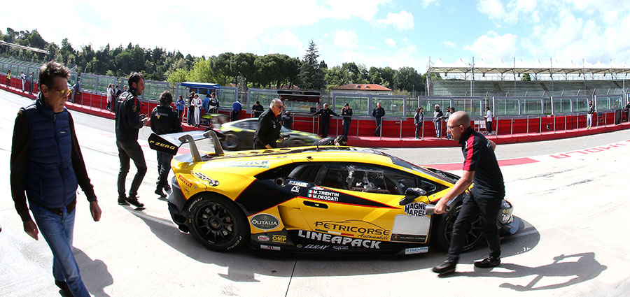Ottima anche la prestazione di Mauro Trentin e Manuel Deodati con la Lamborghini Huracan Petri Corse 