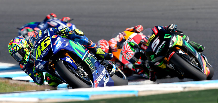 Grande gara di Valentino Rossi che sembra avere recuperato la piena forma dopo l’incidente