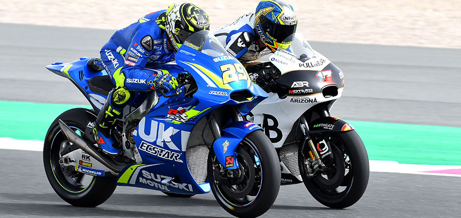 Andrea Iannone con la Suzuki termina al nono posto 