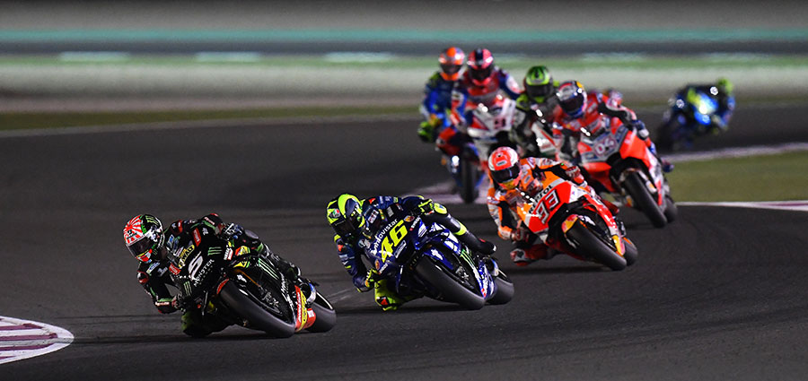 Il francese del team Monster Yamaha Tech3 Johann Zarco parte bene ma cede in gara
