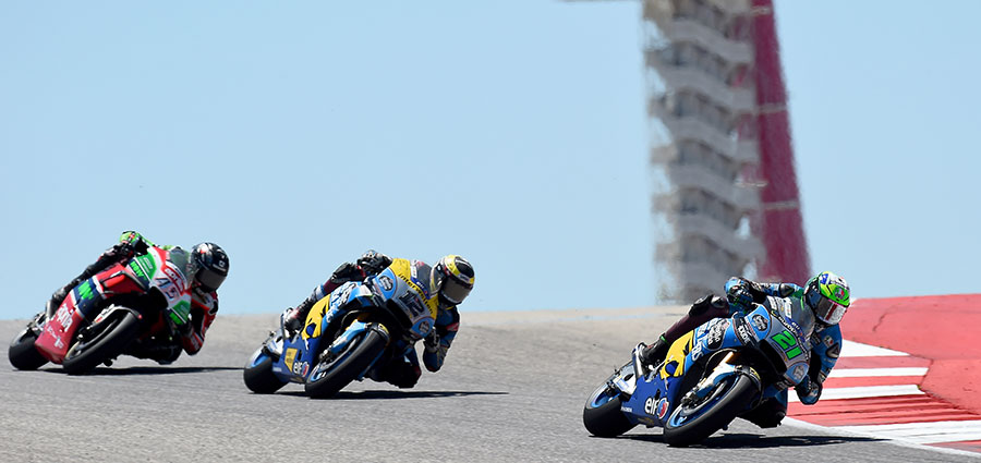 Franco Morbidelli, Thomas Luthi e Scott Redding