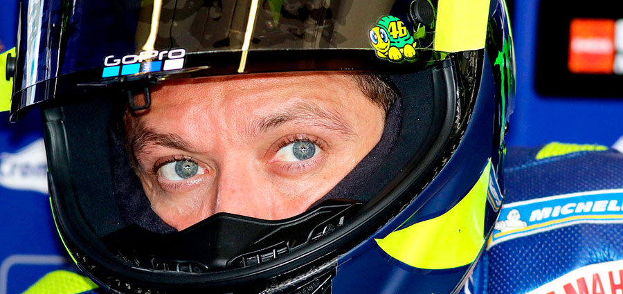 Per effetto del terzetto eliminato, Valentino Rossi chiude quinto (Foto Claudia Cavalleri)