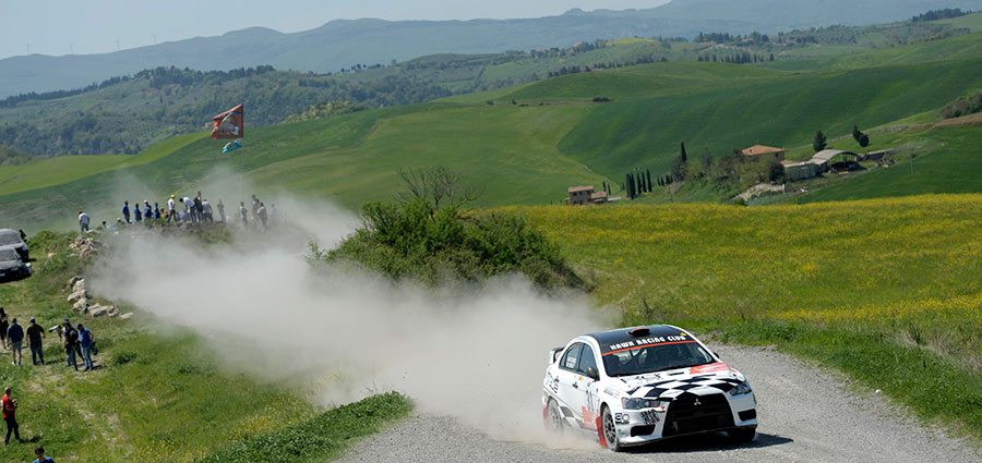 Successo in Gruppo N per Mattia Codato e Christian Dinale con la Mitsubishi Lancer Evo X