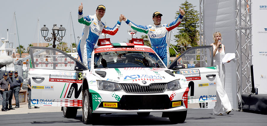 Quarta posizione di gruppo per la Skoda Fabia R5 di Fabio Andolfi