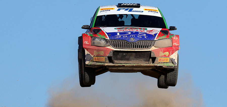 Diciassettesimo posto da incorniciare per Giuseppe Dettori e Carlo Pisano con la Skoda Fabia R5