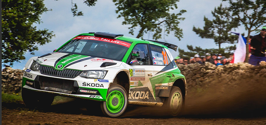 Ottava piazza per Jan Kopecky con la Skoda Fabia, vincitore della WRC 2
