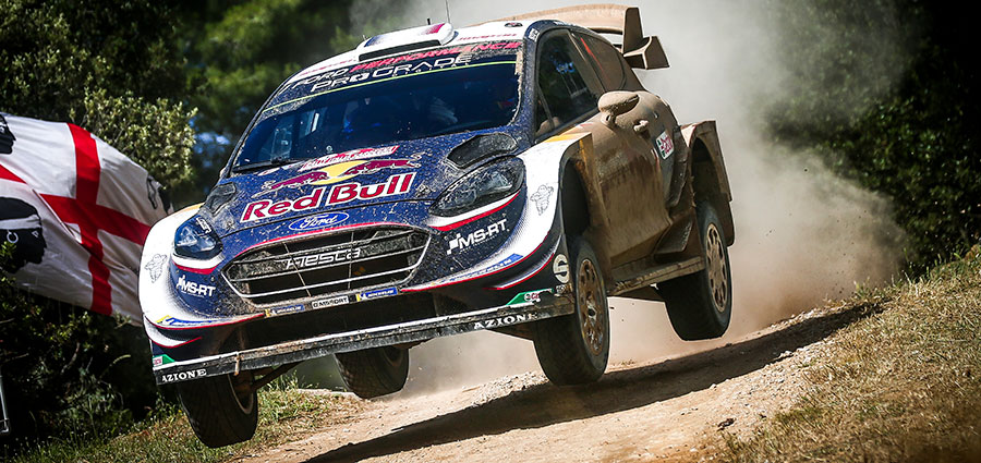 Piazza d'onore per Sebastien Ogier con la Ford Fiesta Wrc 
