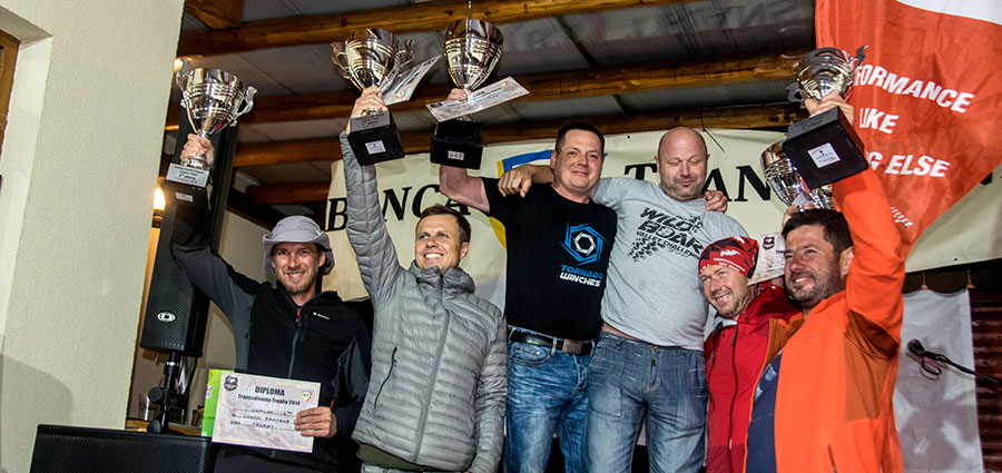 Il podio della categoria Trophy del Transsylvania Trophy 2018