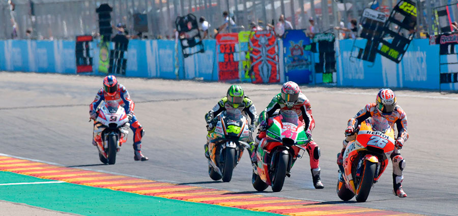 Dani Pedrosa chiude al quinto posto anticipando l'Aprilia di Aleix Espargaro (Foto Cavalleri-Betti)
