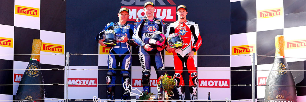 Il podio di Aragon, prima tappa in Europa del WSSP