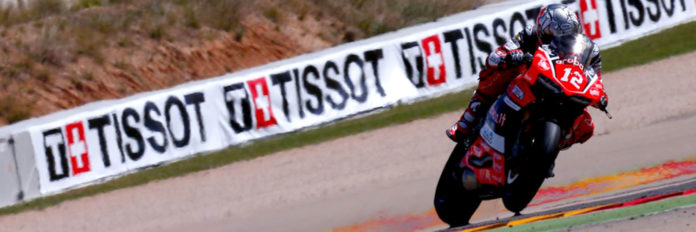 Michael Ruben Rinaldi con la Ducati Panigale R conquista un brillante successo in Superstock