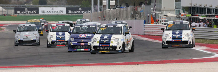 La partenza del Trofeo Abarth Selenia al Misano World Circuit