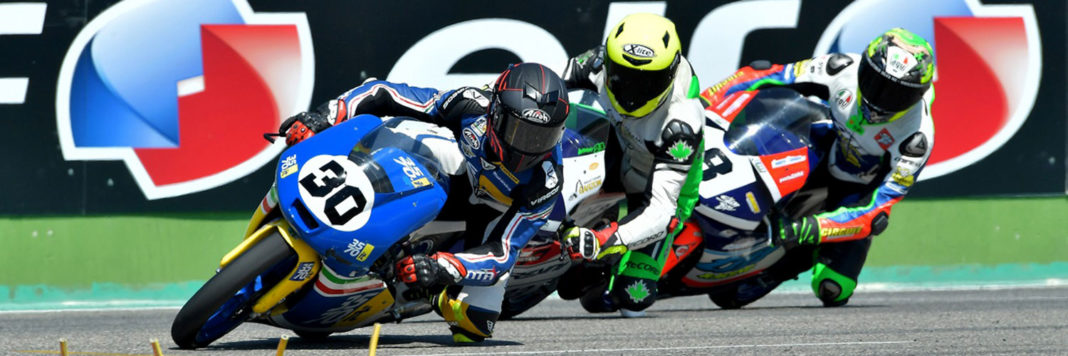 In Moto3 Edoardo Sintoni sulla Mahindra ha regalato la prima vittoria al Team 3570 MTA