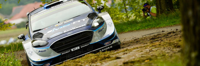 Ott Tanak e Martin Jarveoja con la Ford Fiesta WRC si aggiudicano il Rally di Germania