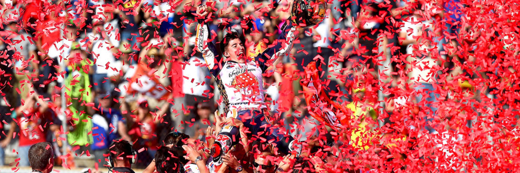 Marc Marquez intasca il suo quarto titolo Mondiale nella Moto GP, il sesto della carriera
