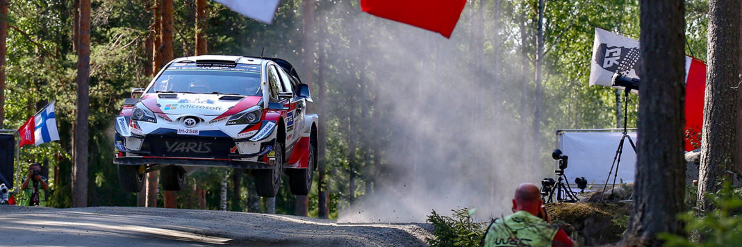 Ott Tanak e Martin Jarveoja con al Toyota Yaris Wrc si aggiudicano il Neste Rally Finland
