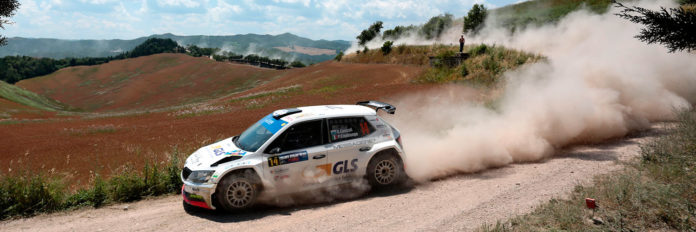 Daniele Ceccoli e Piercarlo Capolongo con la Skoda Fabia R5 vincono il Rally San Marino