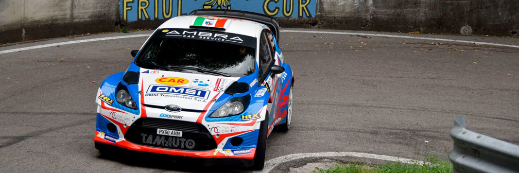 Stefano Albertini con la Ford Fiesta RS WRC si impone al Rally del Friuli