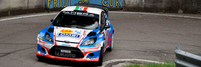Stefano Albertini con la Ford Fiesta RS WRC si impone al Rally del Friuli