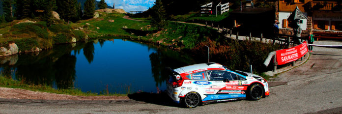 Manuel Sossella e Gabriele Falzone con al Ford Fiesta Wrc si aggiudicano il Rallye San Martino di Castrozza