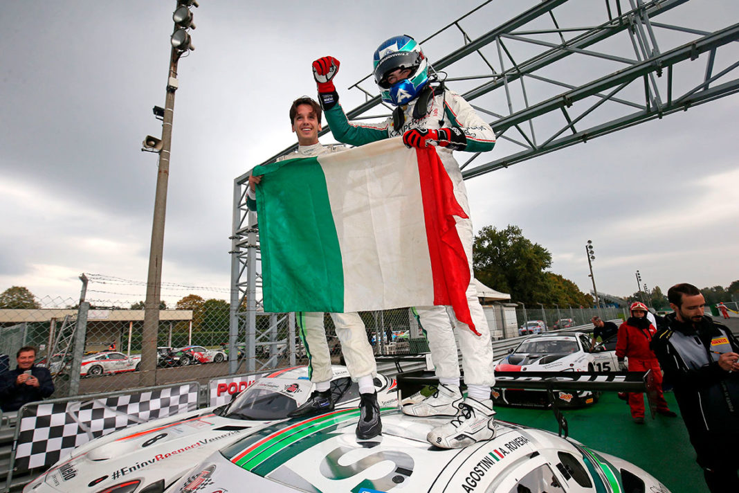 Alessio Rovera e Riccardo Agostini con la Mercedes AMG di Antonelli sono i Campioni Italiani GT Sprint 2019