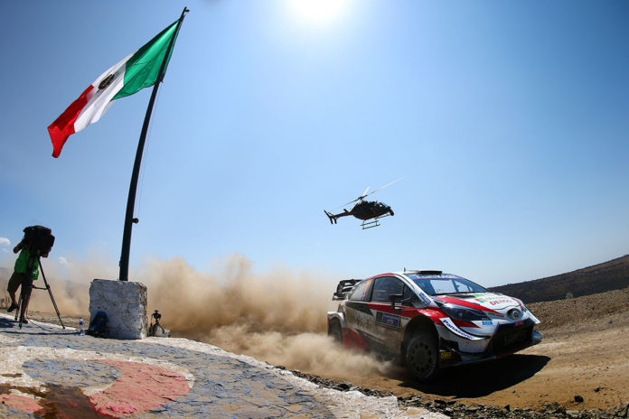 Al Rally del Messico, terza tappa del WRC, vittoria di Sebastien Ogier e Julien Ingrassia con la Toyota Yaris WRC